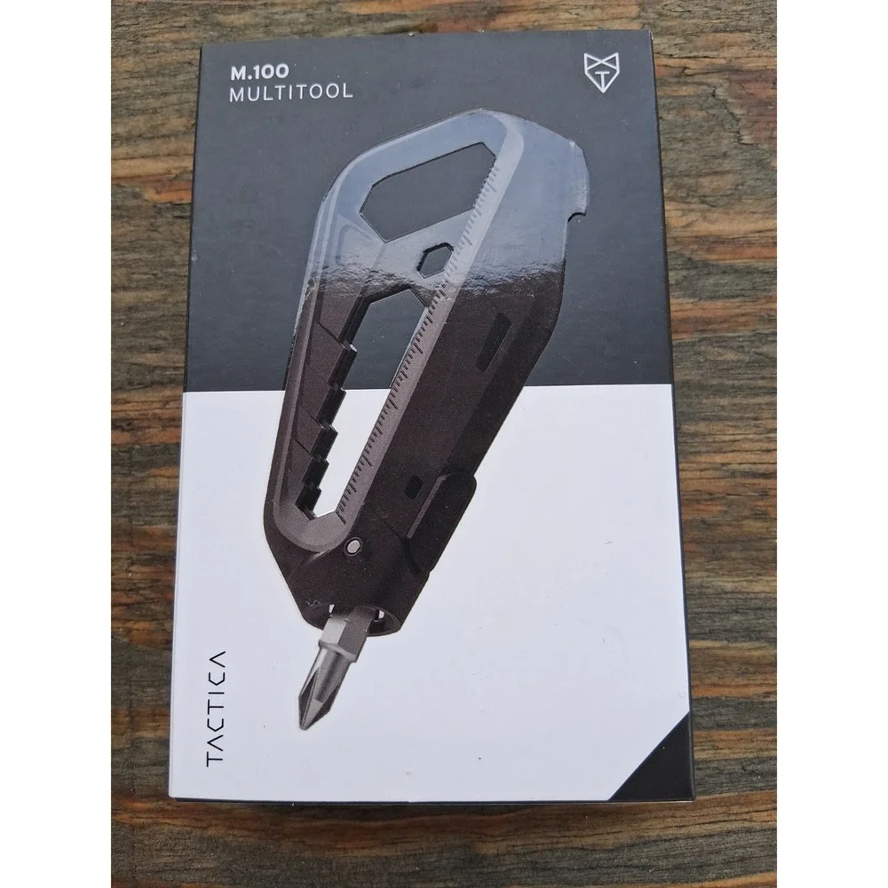 TACTICA M.100 MULTITOOL M100 MULTIPURPOSE POCKET TOOL BOTTLE OPENER SCREWDRIVER